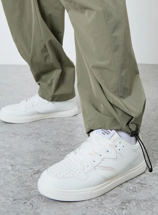 Styli  Men Oversized Front Pleat Cargo Pants for Men | Best Price UAE